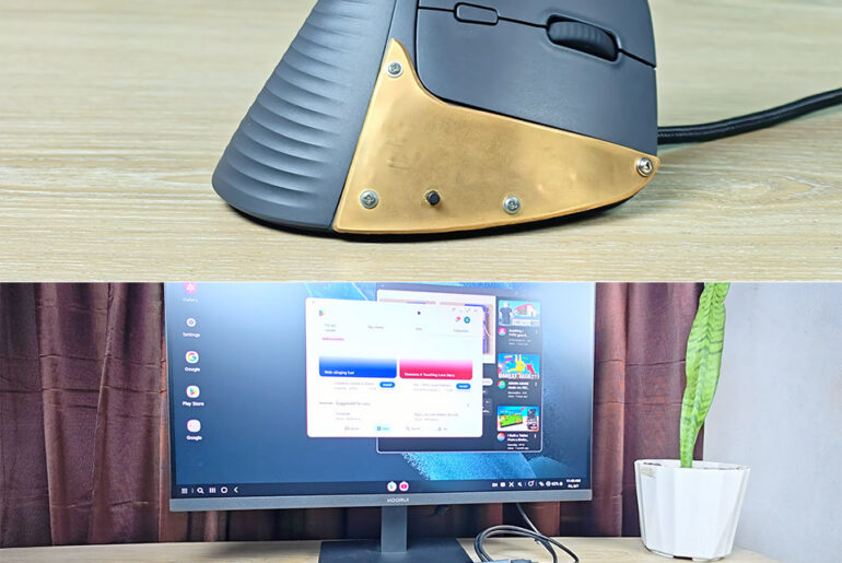 Working PC Inside Computer Mouse