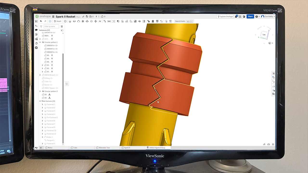 Con Hathy Tube Launched Spark II Rocket