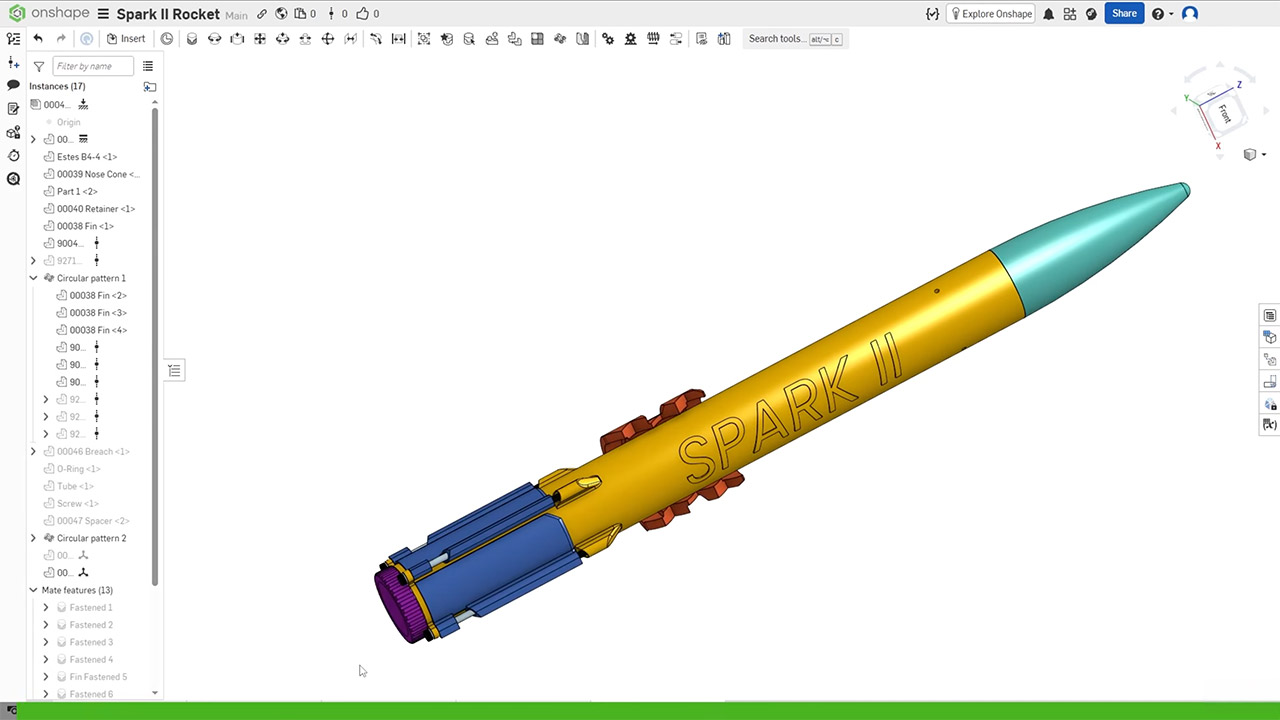 Con Hathy Tube Launched Spark II Rocket