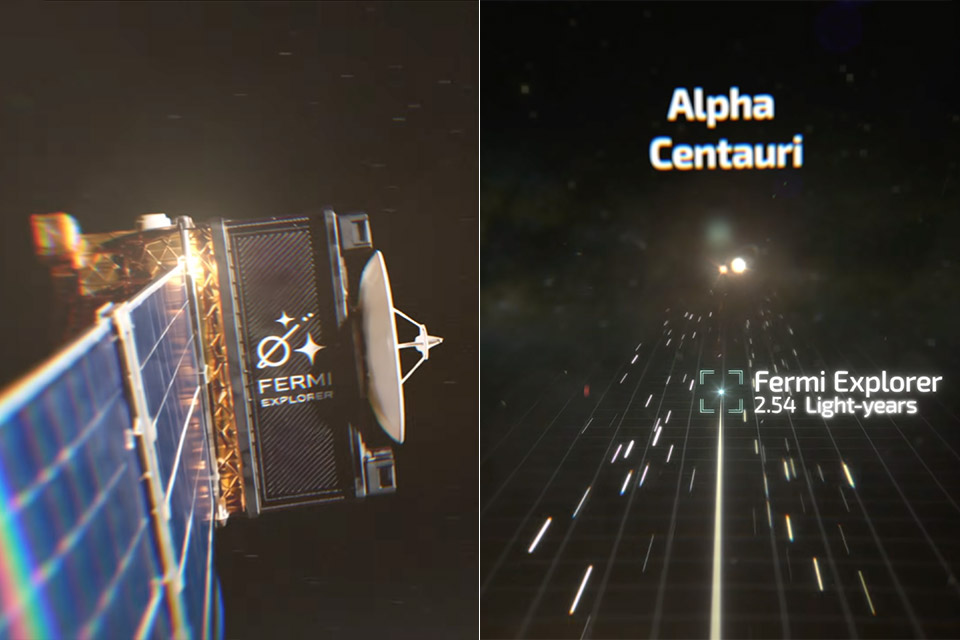 Fermi Explorer Mission Spacecraft Alpha Centauri