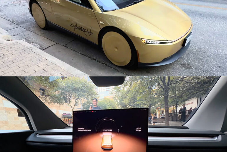 First Public Tesla Cybercab Rides