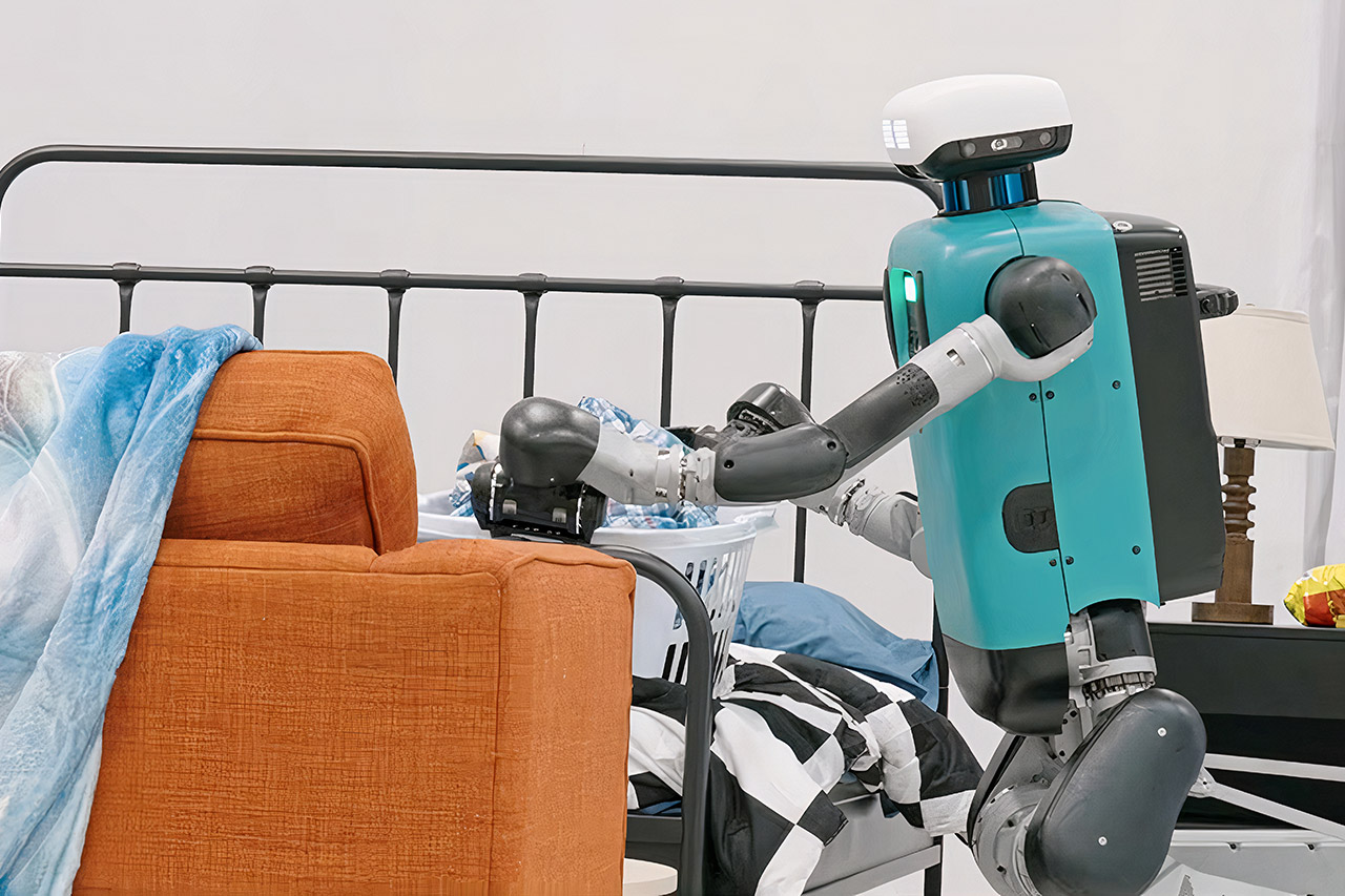 Agility Digit Humanoid Robot Redecorating Room v5