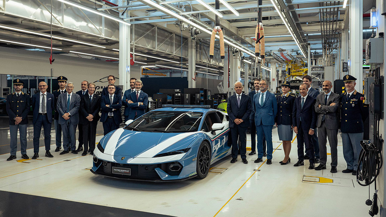 Lamborghini Temerario Polizia Italian State Police