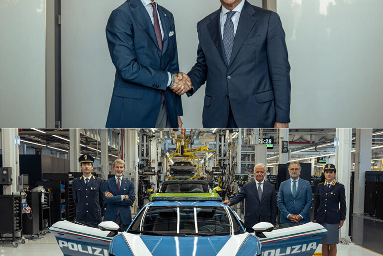 Lamborghini Temerario Polizia Italian State Police