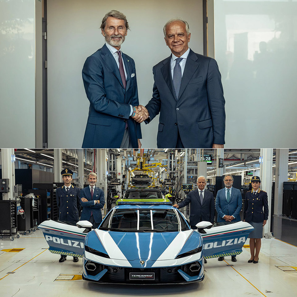 Lamborghini Temerario Polizia Italian State Police