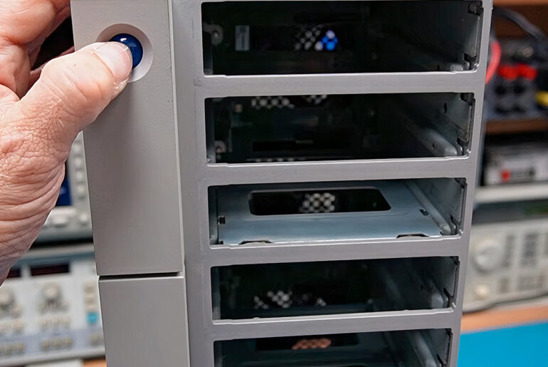 Slow Mo Guys Gavin 168TB LaCie RAID Storage System Fix