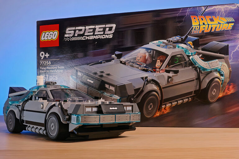 LEGO Speed Champions time Machine from Back to the Future 77256