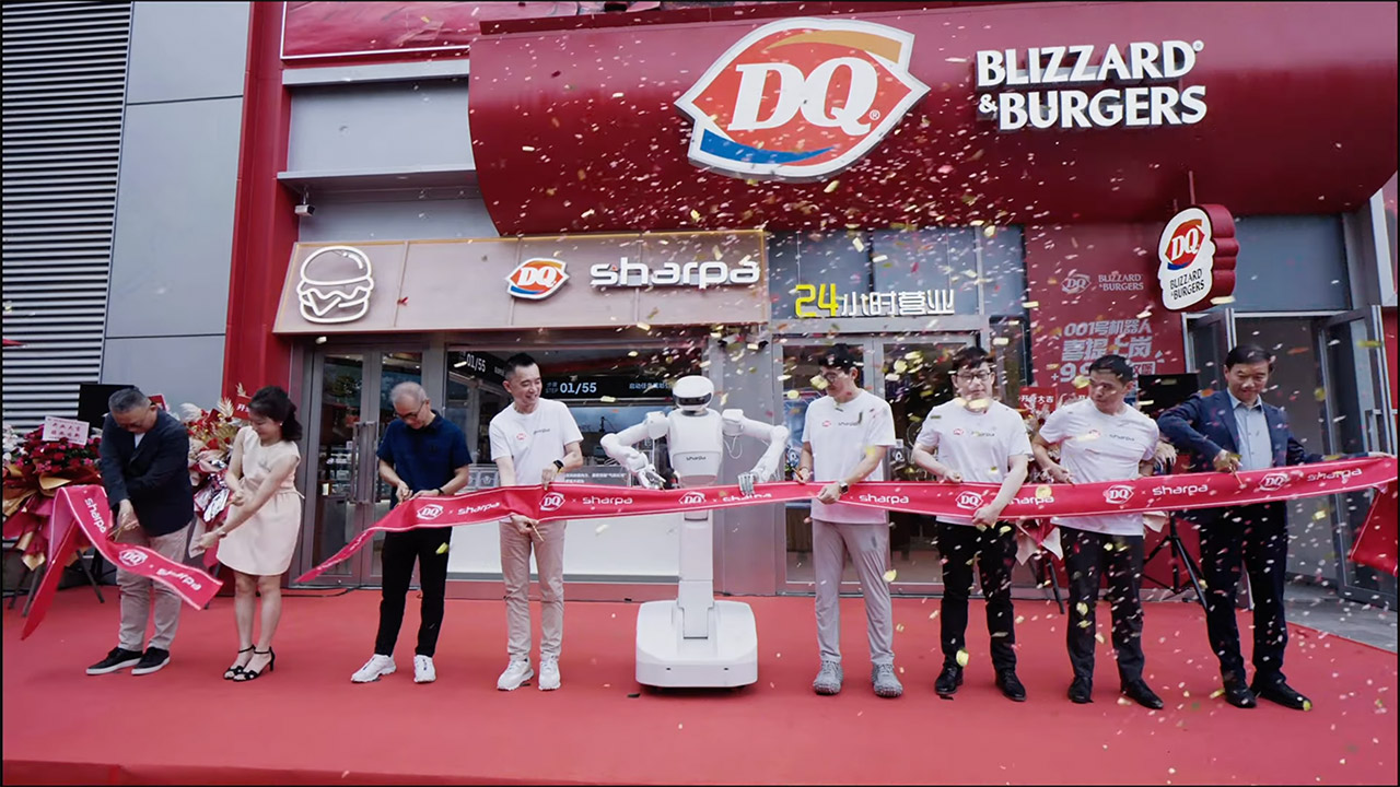 Dairy Queen Sharpa Robot Store Shanghai China