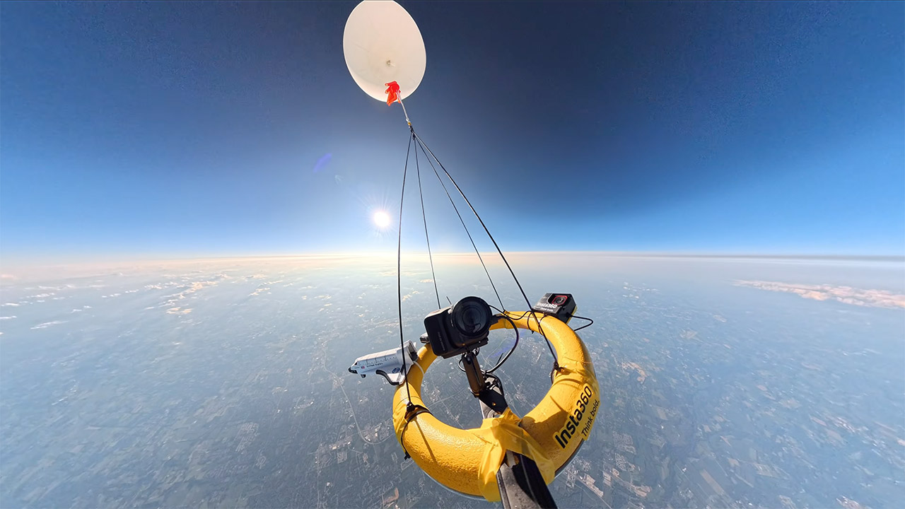 Insta360 X6 Camera Edge of Space