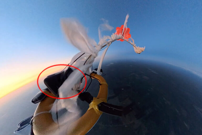 Insta360 X6 Camera Edge of Space