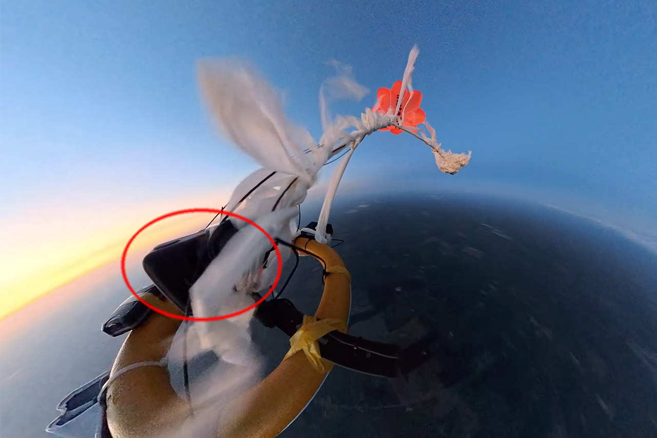 Insta360 X6 Camera Edge of Space