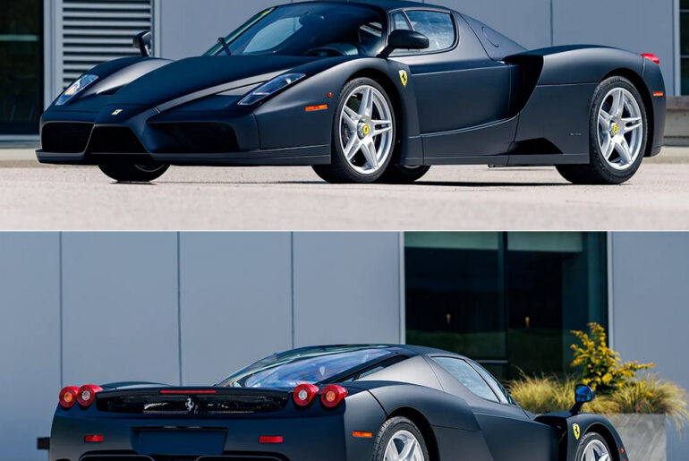 Matte Black Nero Opaco Ferrari Enzo For Sale Auction