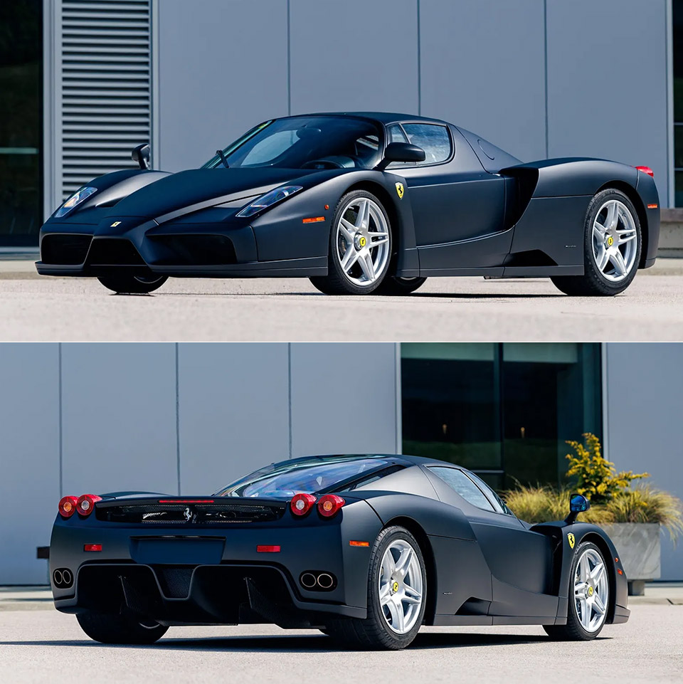 Matte Black Nero Opaco Ferrari Enzo For Sale Auction