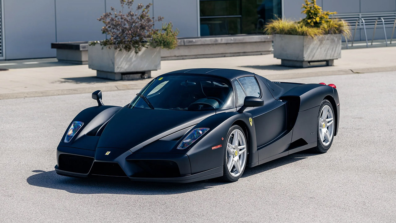 Matte Black Nero Opaco Ferrari Enzo For Sale Auction