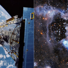 Hubble Telescope N44 Superbubble Large Magellanic Cloud