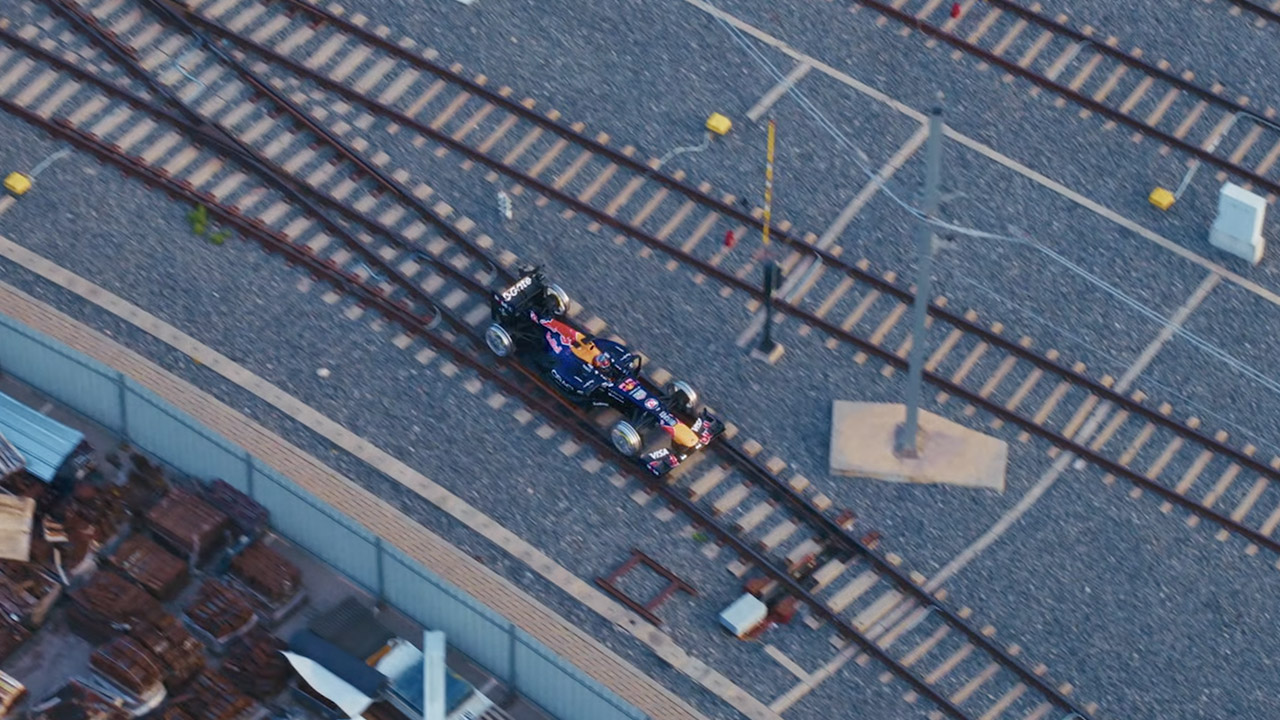 Red Bull RB8 F1 Car Medrid Metro