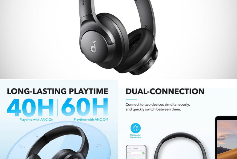 Anker Soundcore Q20i Hybrid Noise Cancelling Headphones