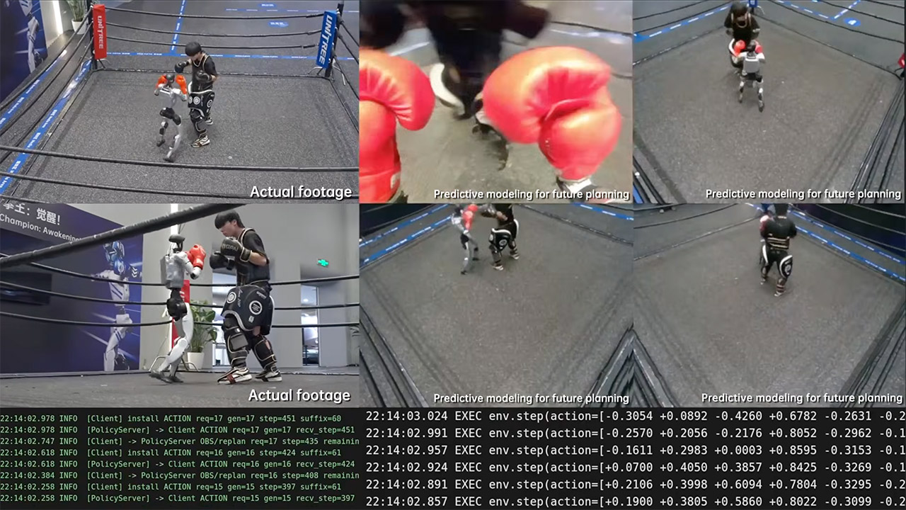 Unitree G1 UnifoLM-X2 Autonomous Human Robot Combat