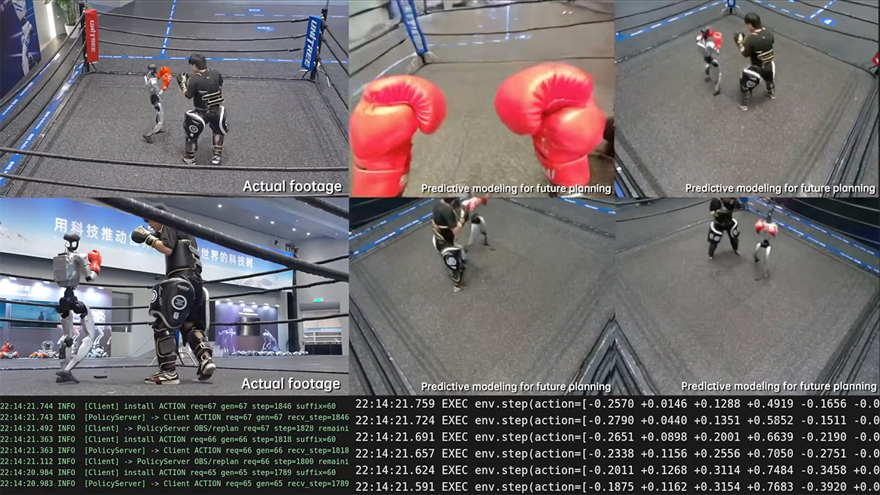 Unitree G1 UnifoLM-X2 Autonomous Human Robot Combat