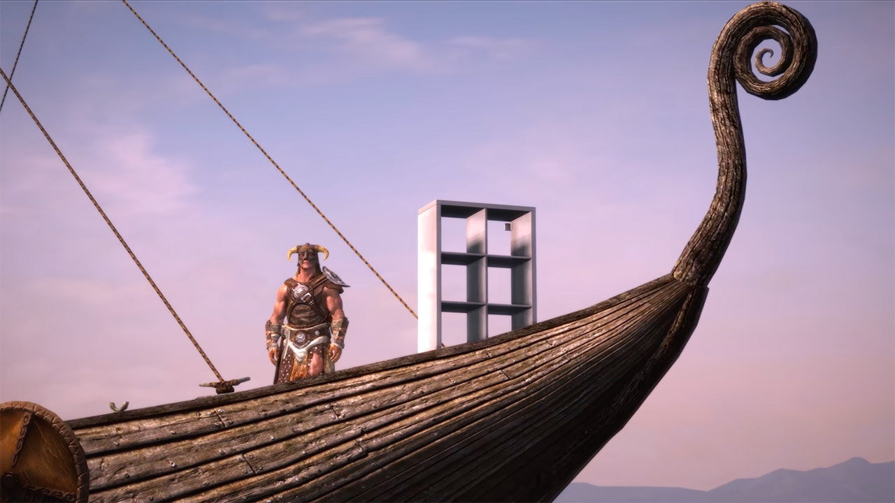 IKEA Elder Scrolls Skyrim Mod Kallax Storageborn