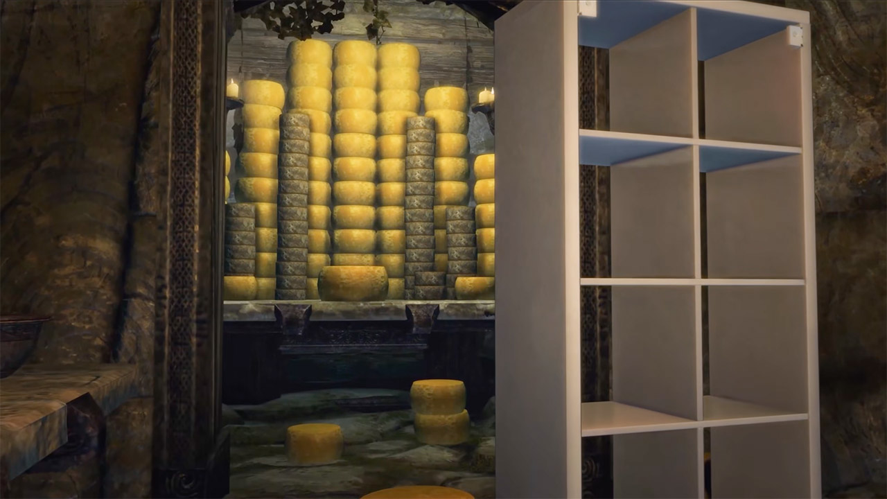 IKEA Elder Scrolls Skyrim Mod Kallax Storageborn