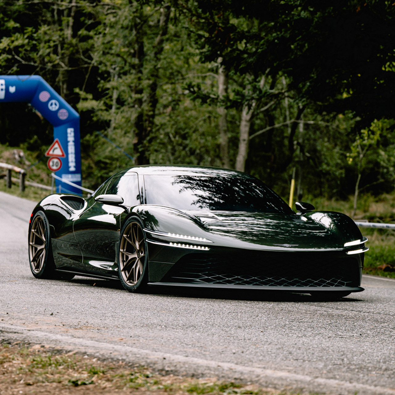 Genesis Magma GT Concept Supercar Tutte Bene Hillclimb