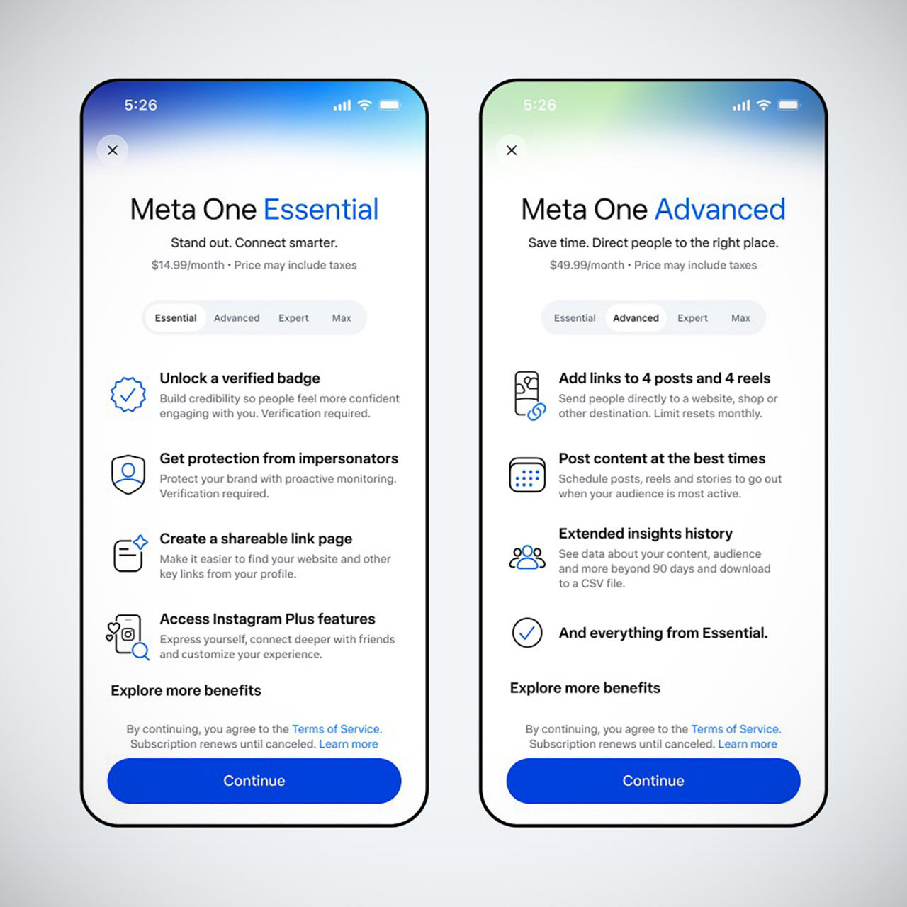 Meta One Subscription Announcement