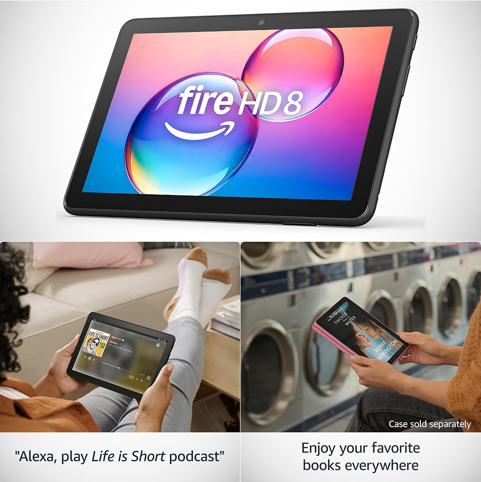 12th Gen Amazon Fire HD 8 2024 Tablet