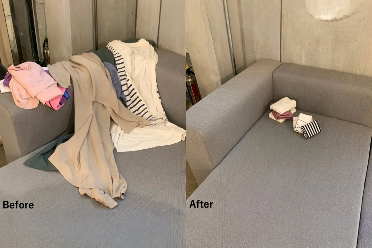 Japan Airport Pockets Tips Clothes Compression Machine