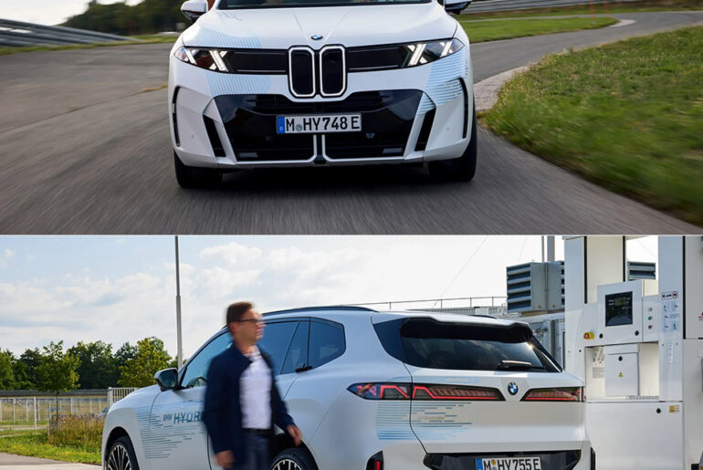 BMW iX5 Hydrogen Production Fuel Cell Test Drive