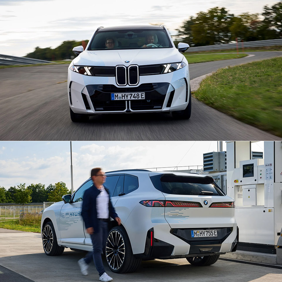 BMW iX5 Hydrogen Production Fuel Cell Test Drive