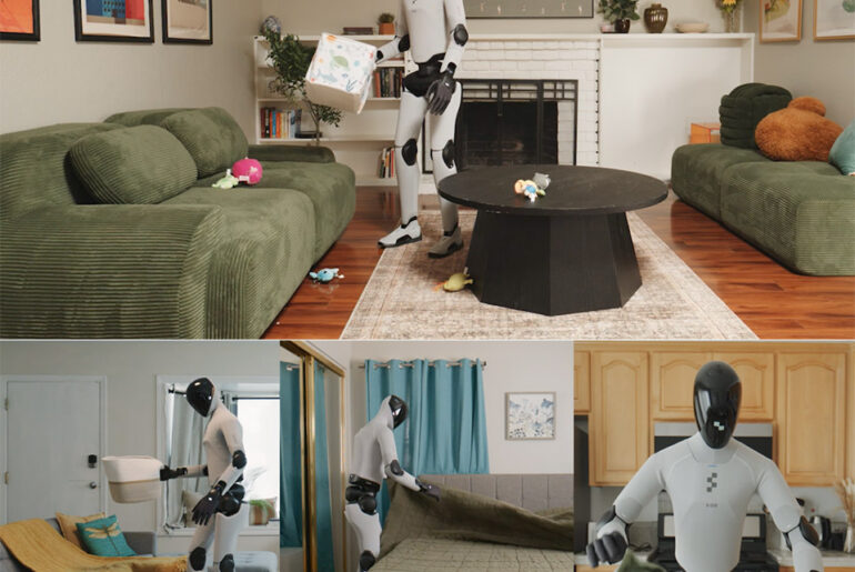 Figure Helix 2.5 Humanoid Robot Household Work