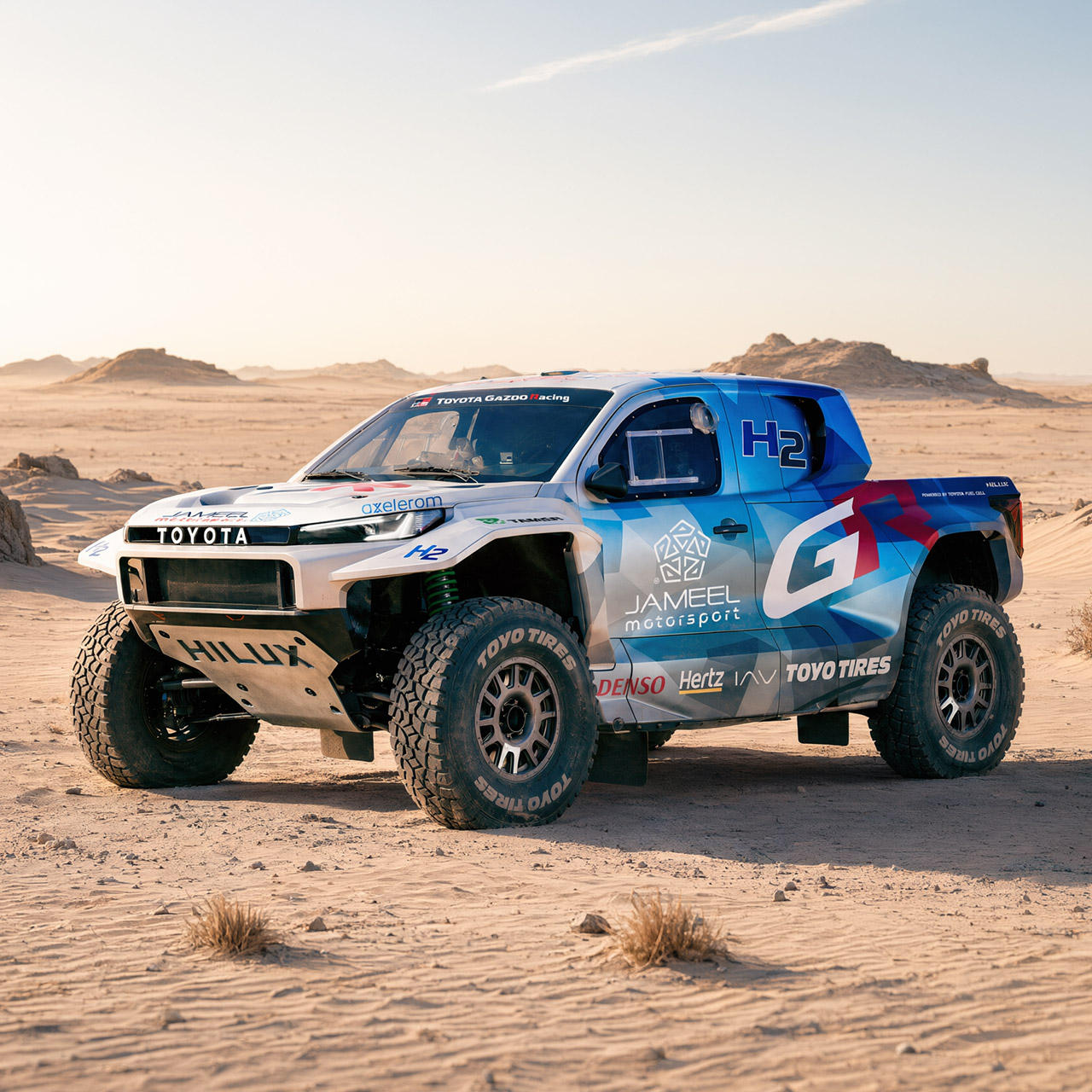 Toyota DKR GR FC Hilux Hydrogen Truck