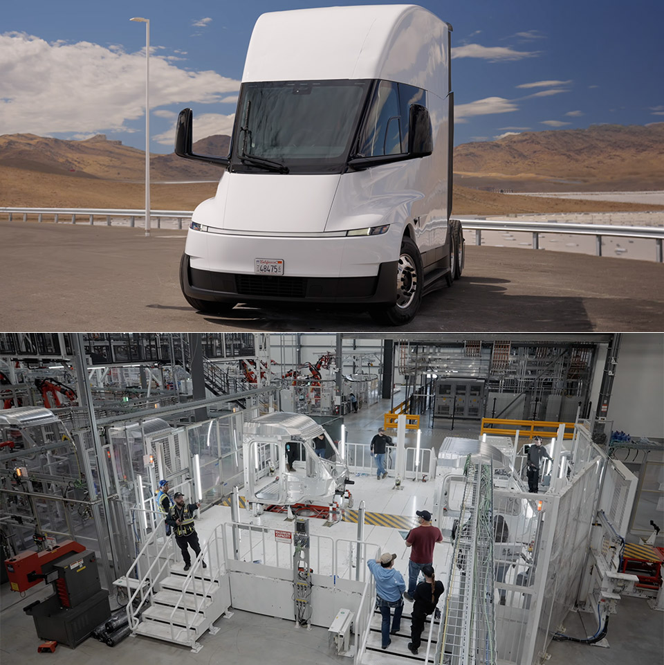 Tesla Semi запущен в серийное производство на заводе в Неваде