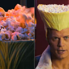Street Fighter Wearable Guile Hair Popcorn Bucket AMC Theaters