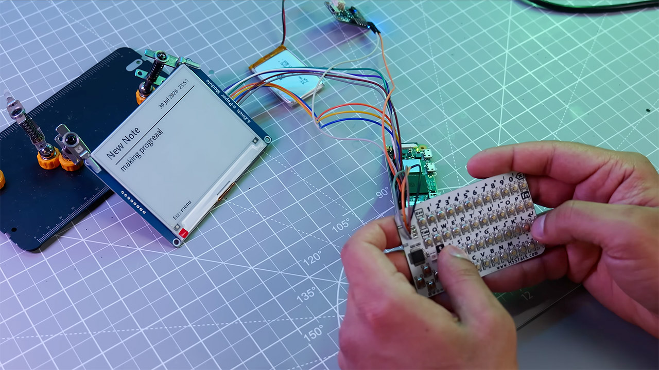 Mirza Makes ePaper Smart Journal Distraction Free Computer