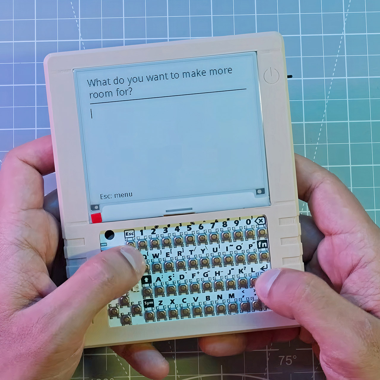 Mirza Makes ePaper Smart Journal Distraction Free Computer