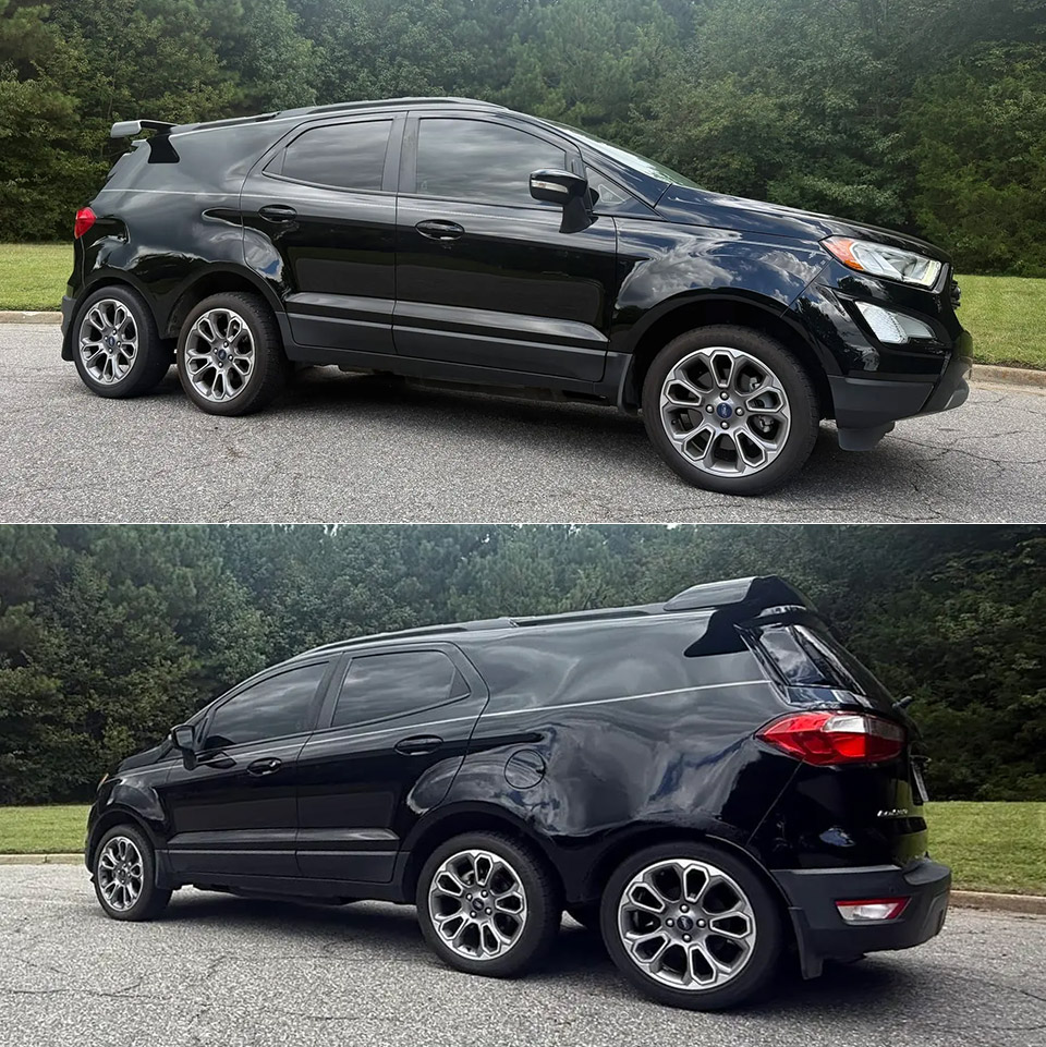 Six-Wheeled 2019 Ford EcoSport Titanium Stretch For Sale
