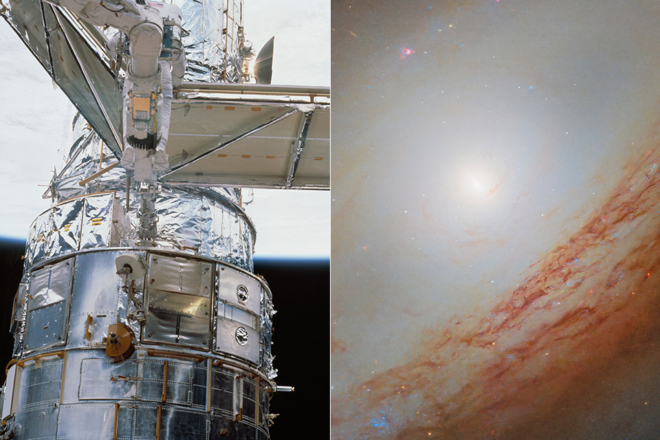 Hubble Space Telescope NGC 4698 Out of Sync Galaxy Virgo