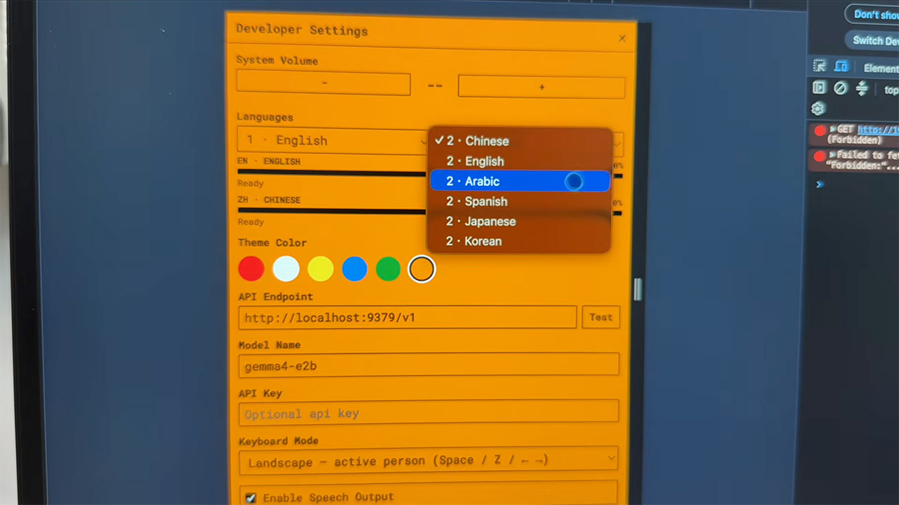 Whisplay Hat+ Google Offline Gemma Translator