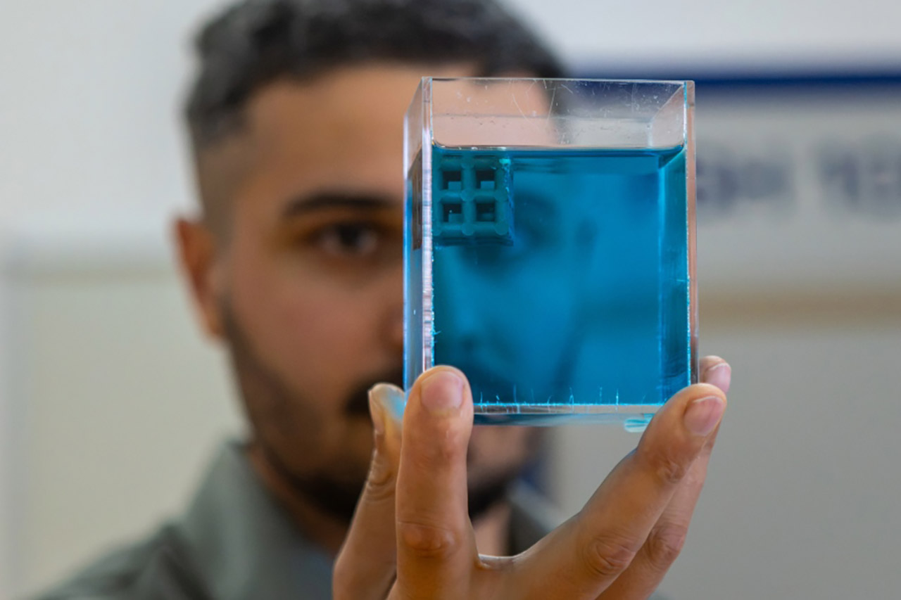 RMIT Engineering Floating Titanium Lattice