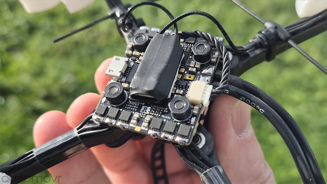 QUADMOVR Carbon Quadcopter Drone Radial Impeller Design