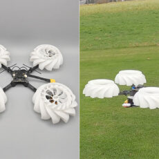 QUADMOVR Carbon Quadcopter Drone Radial Impeller Design