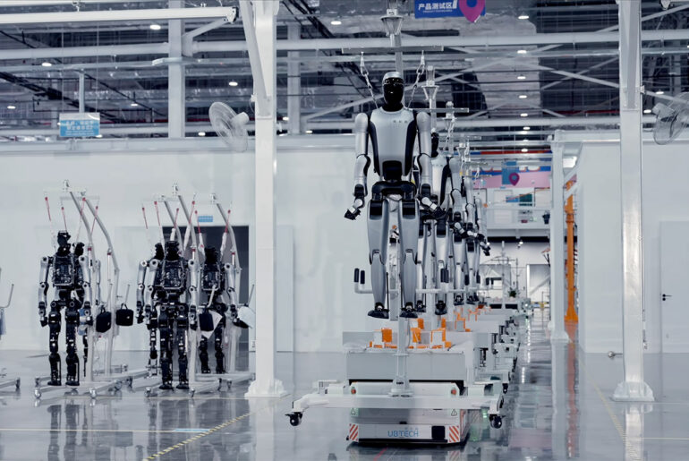 UBTECH Liuzhou Super Smart Factory Humanoid Robots