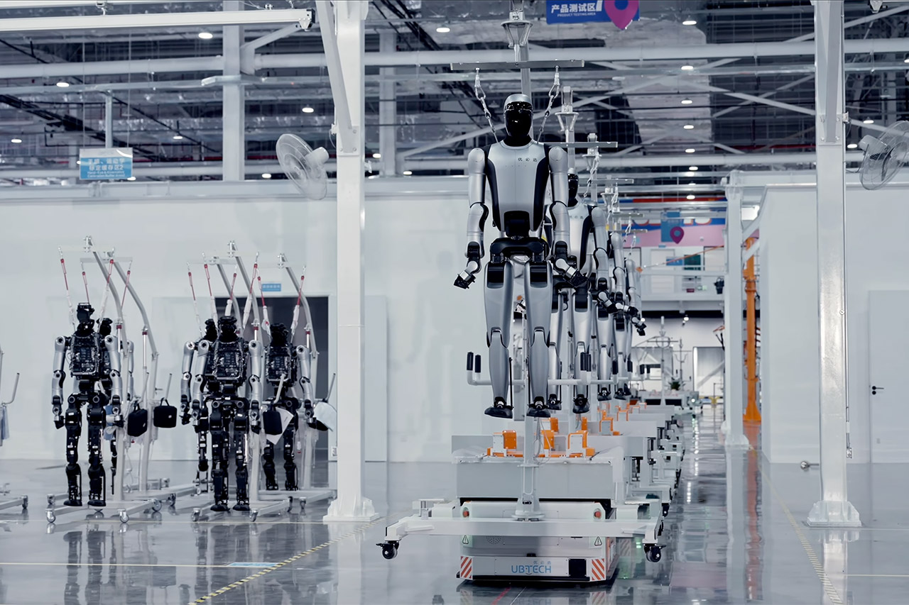 UBTECH Liuzhou Super Smart Factory Humanoid Robots
