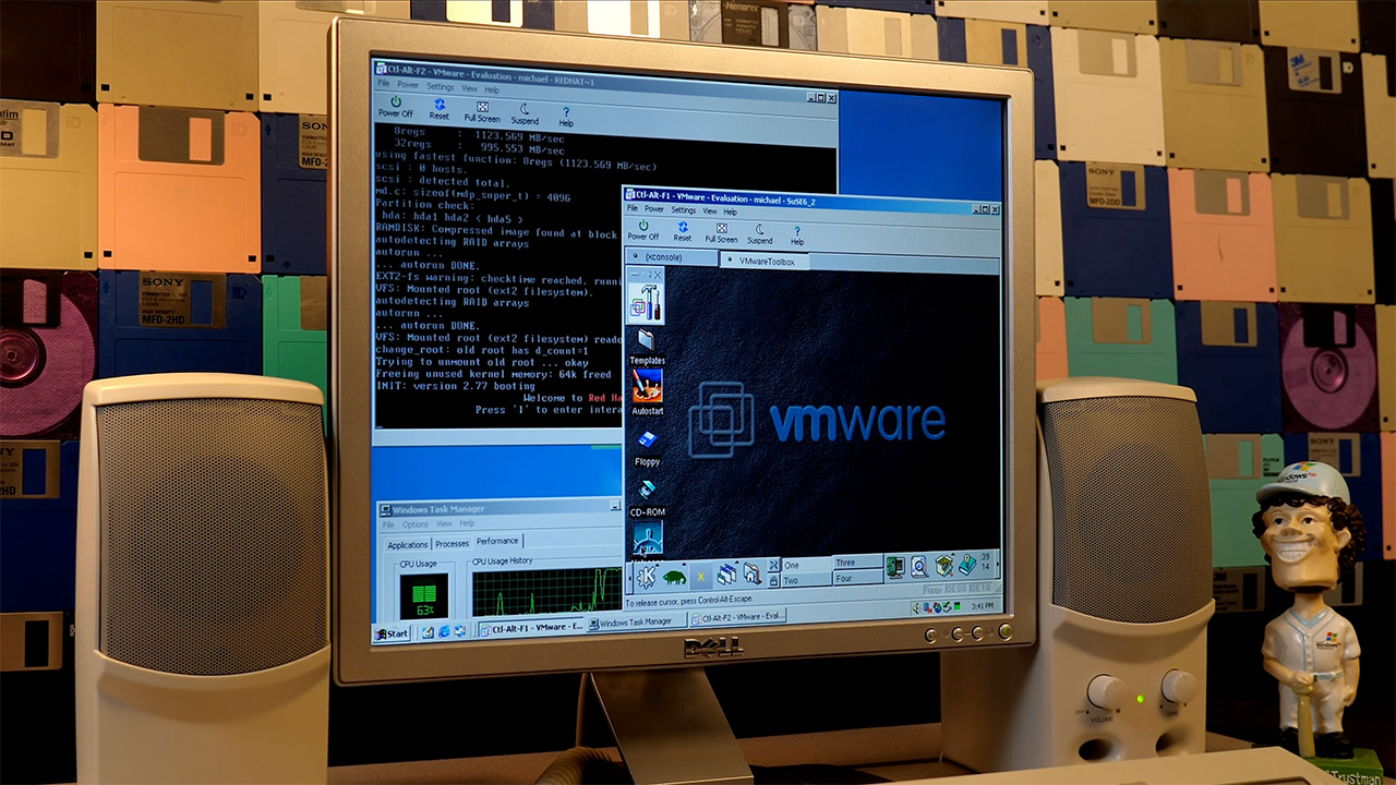 Virtual Machines on CD VMWare