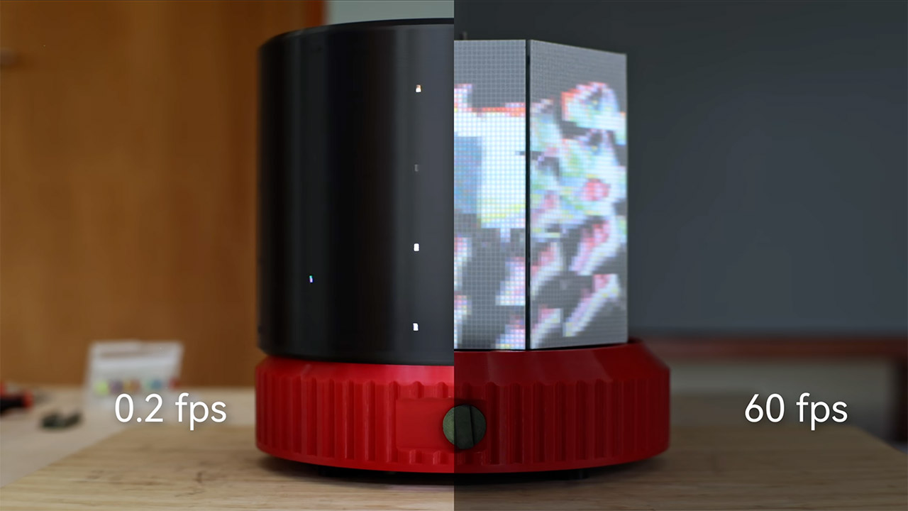 DIY Scanning Light Field Display POV