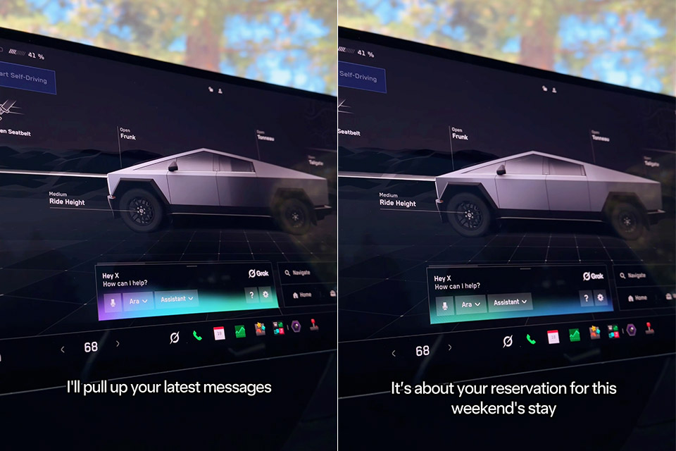 Grok Bot Tesla Vehicles Model 3, Model Y, Cybertruck
