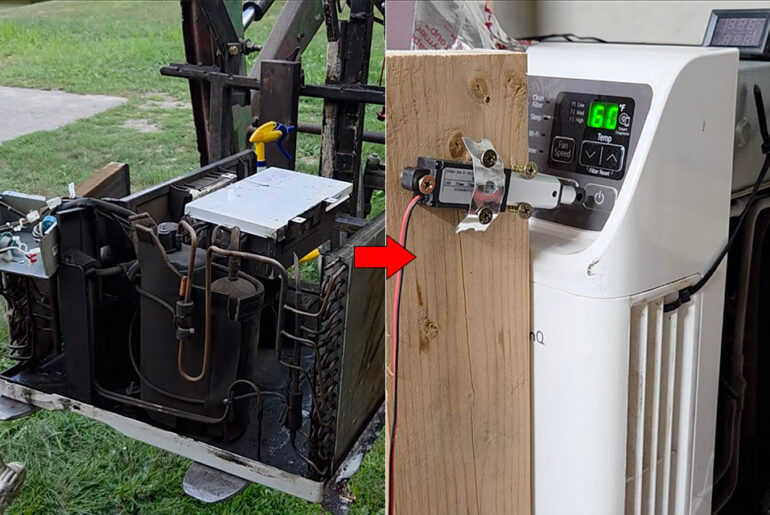 DIY Window A/C Geothermal Heat Pump Project