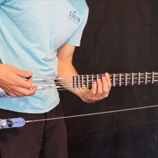Playable Guitar No Neck Body Aircraft Cable